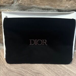 GWP - Beautiful Dior Black Satin Clutch
